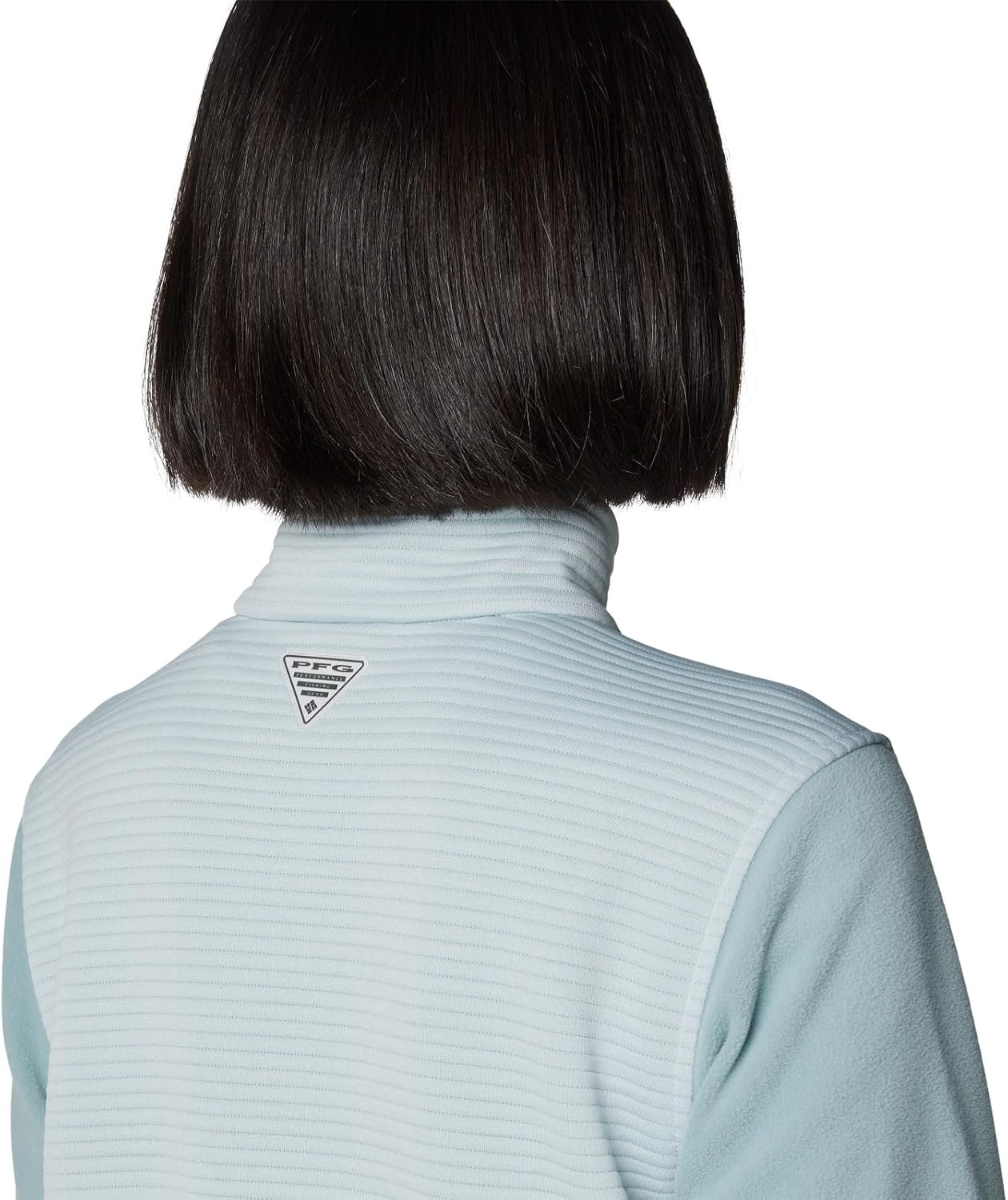 image:imageColumbia Womens Pfg Uncharted Fleece Half ZipCrushed Blue