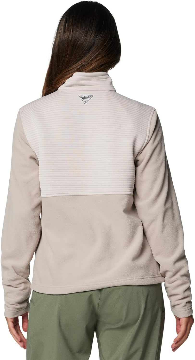 image:imageColumbia Womens Pfg Uncharted Fleece Half ZipCrushed Clay