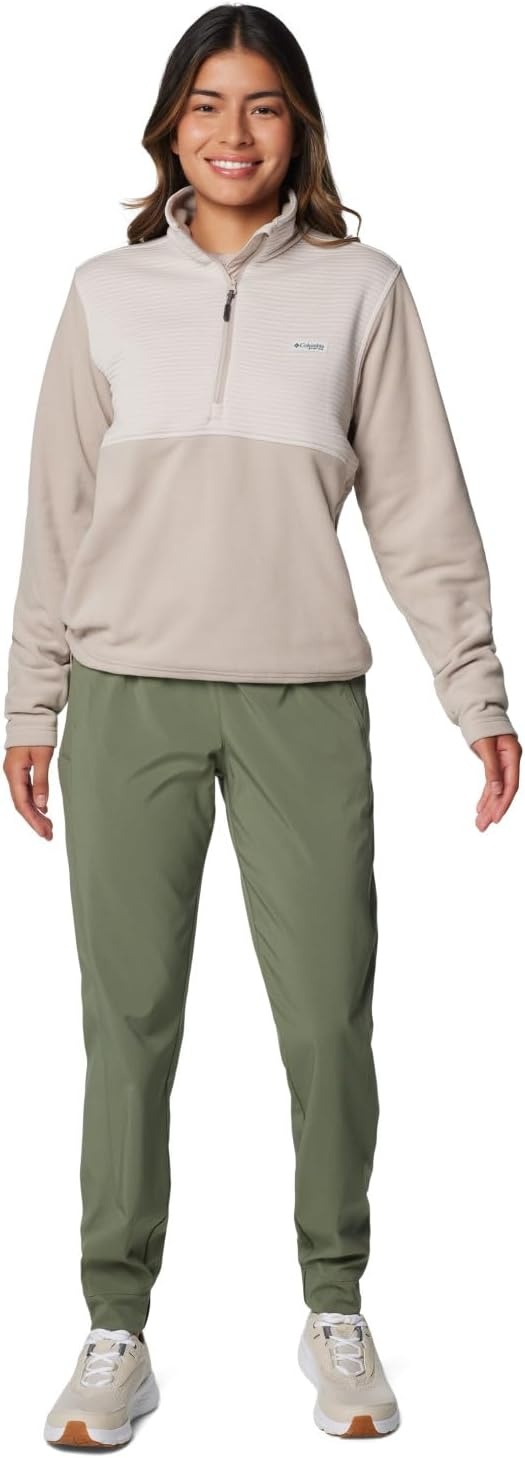 image:imageColumbia Womens Pfg Uncharted Fleece Half ZipCrushed Clay