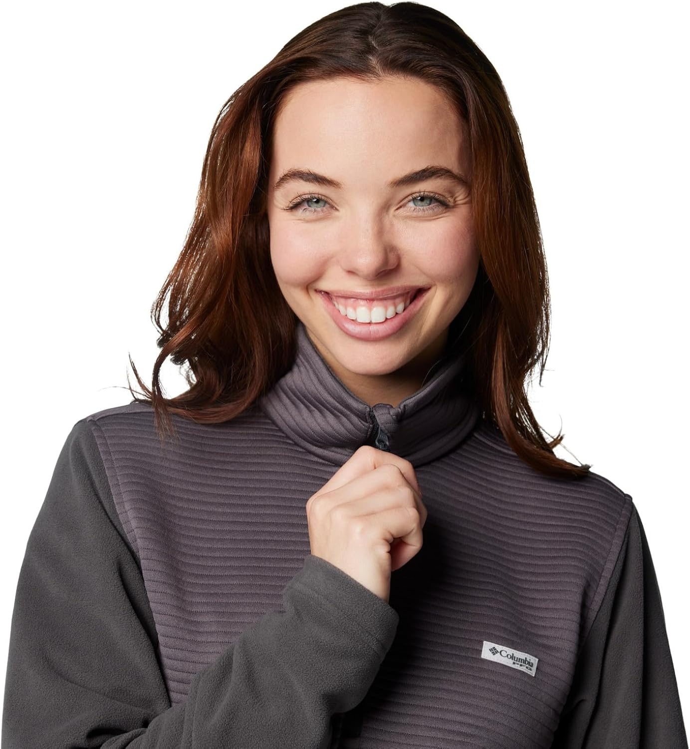 image:imageColumbia Womens Pfg Uncharted Fleece Half ZipShark