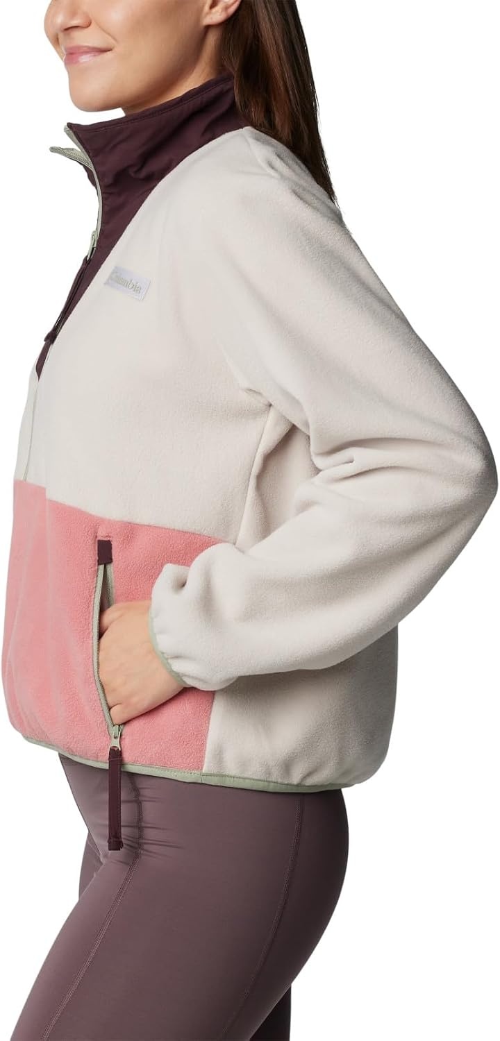 image:imageColumbia Womens Sequoia Grove 12 Zip FleeceDark StonePink Agave