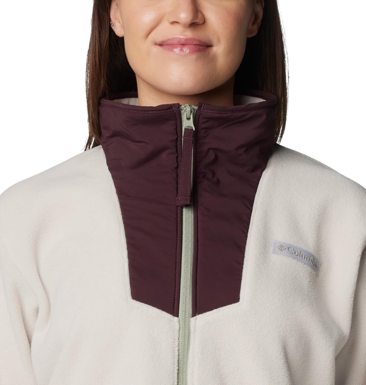 image:imageColumbia Womens Sequoia Grove 12 Zip FleeceDark StonePink Agave