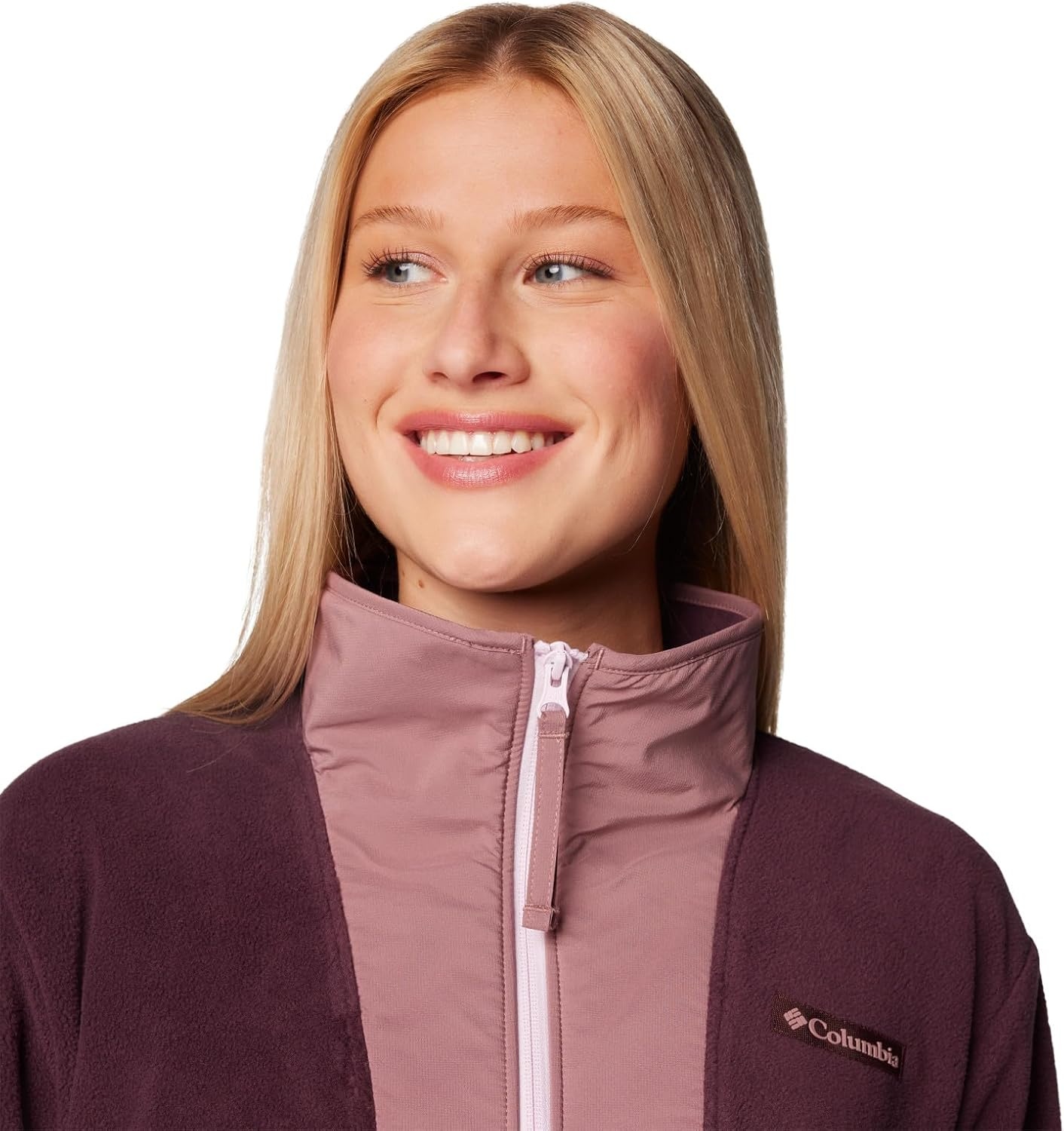image:imageColumbia Womens Sequoia Grove 12 Zip FleeceMoonvistaFigPink Dawn