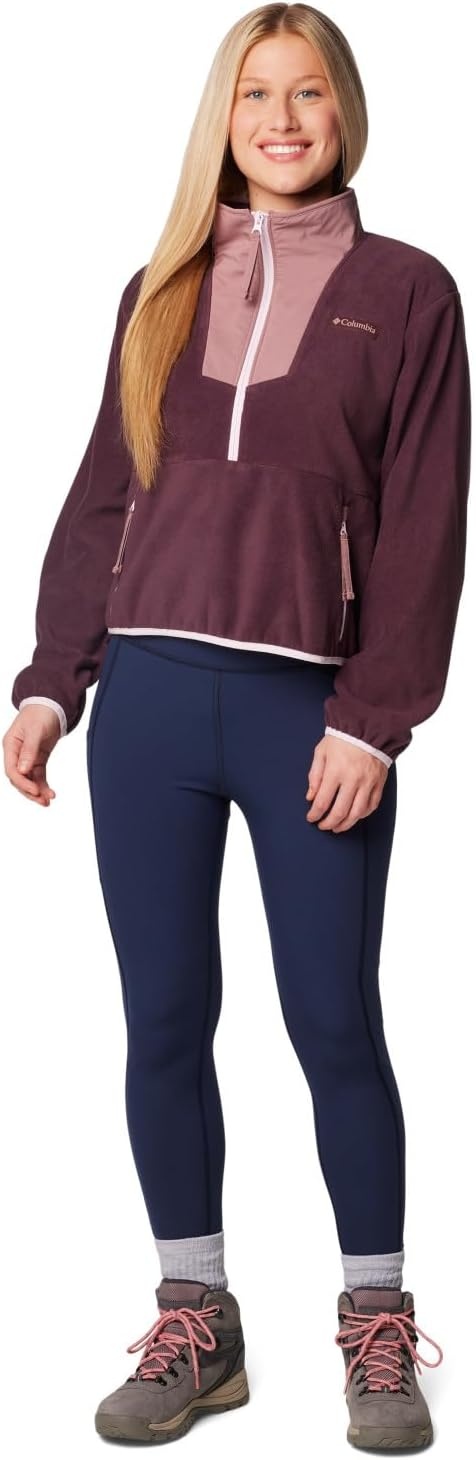 image:imageColumbia Womens Sequoia Grove 12 Zip FleeceMoonvistaFigPink Dawn