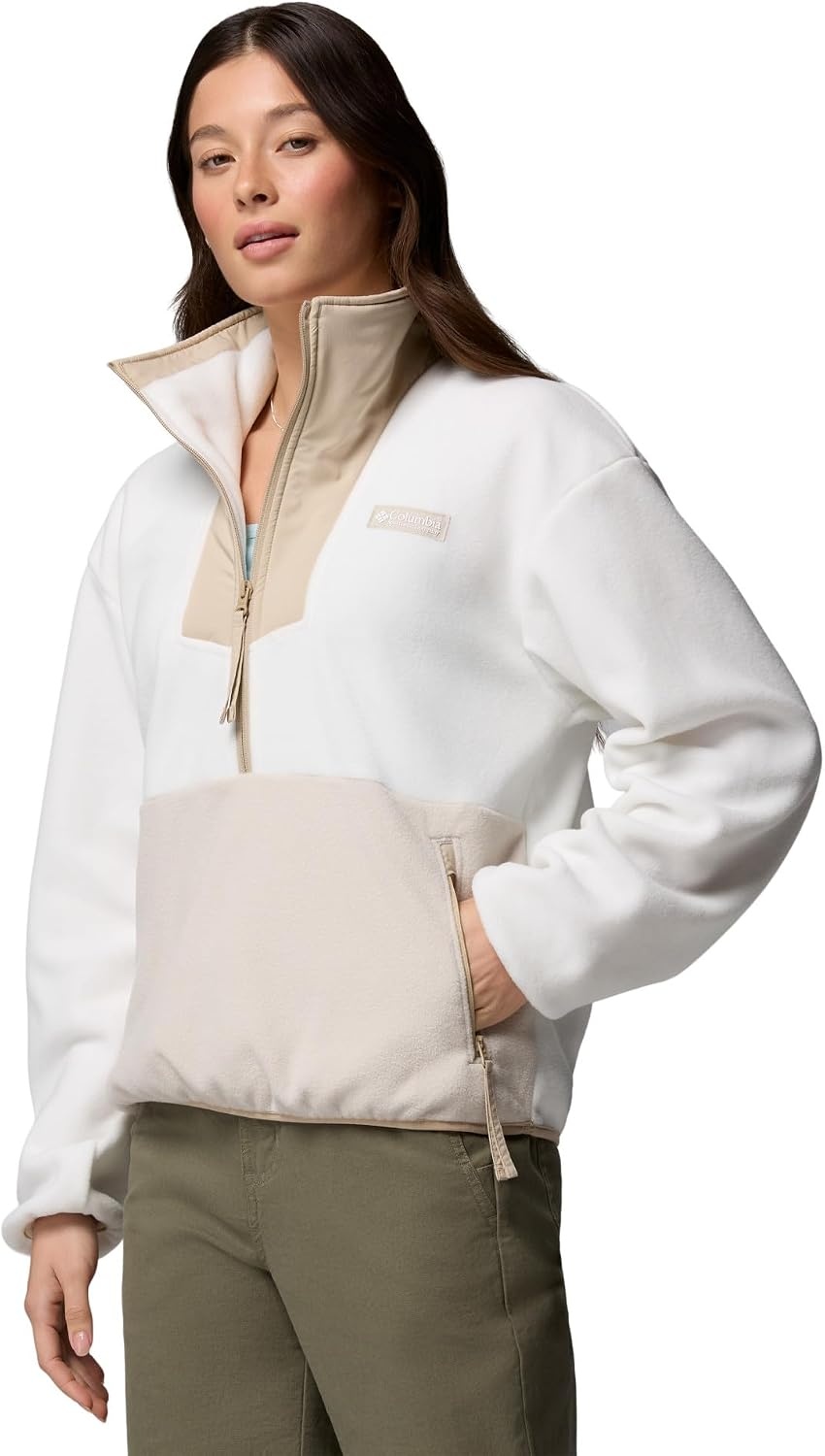 image:imageColumbia Womens Sequoia Grove 12 Zip FleeceSea SaltDark StoneAncient Fossil