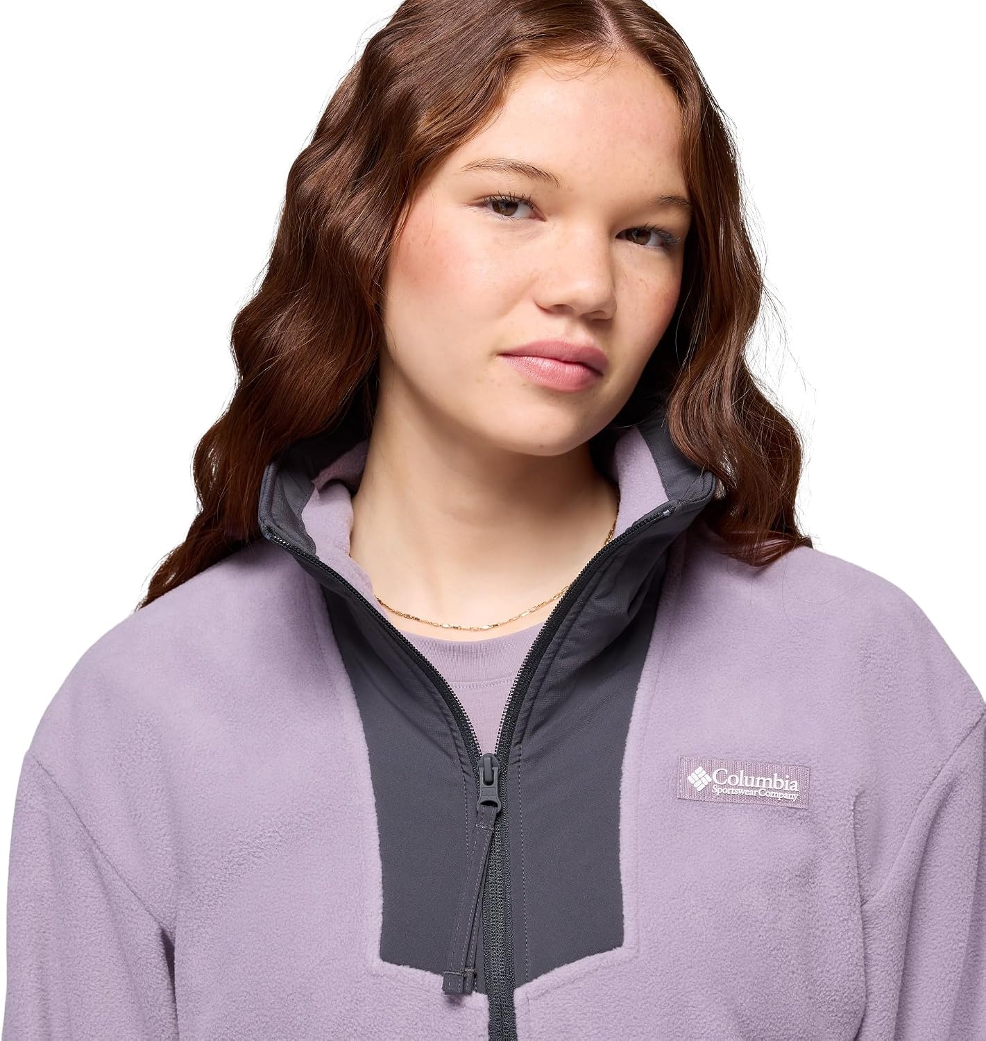 image:imageColumbia Womens Sequoia Grove 12 Zip FleeceShale PurpleSharkShark