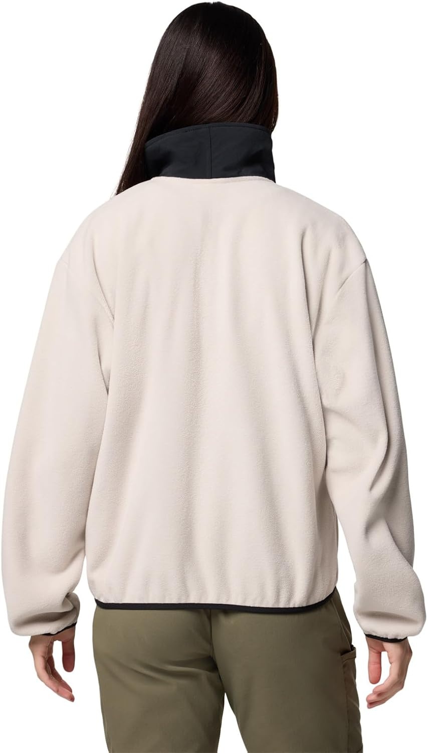 image:imageColumbia Womens Sequoia Grove Half Zip Fleece Jacket Dark StoneBlack XSmall
