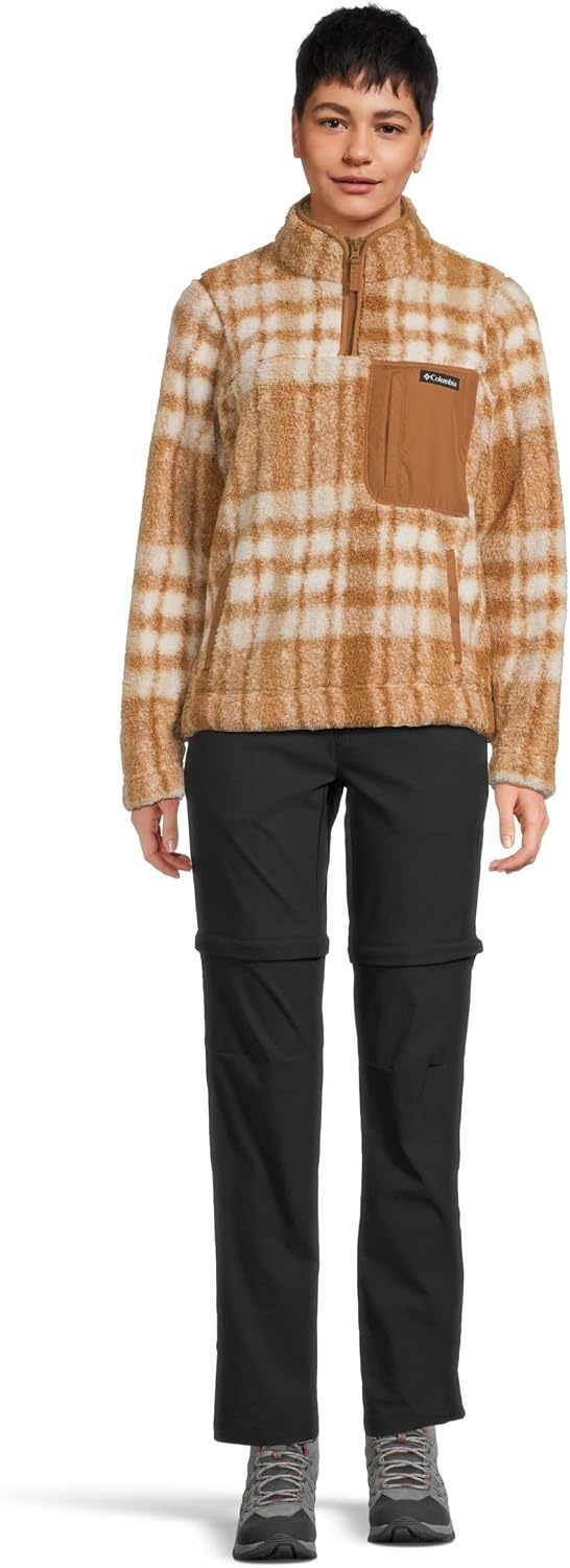 image:imageColumbia Womens West Bend 14 Zip IICamel Brown Herringplaid