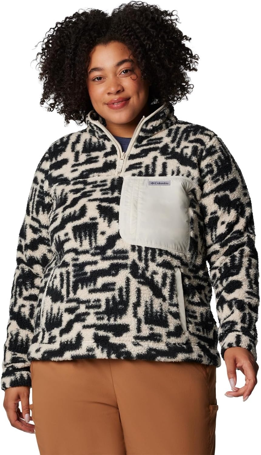 image:imageColumbia Womens West Bend 14 Zip IIDark Stone Highland Tonal