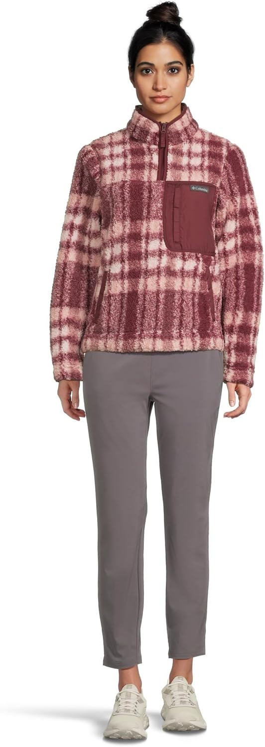 image:imageColumbia Womens West Bend 14 Zip IIRich Wine Herringplaid