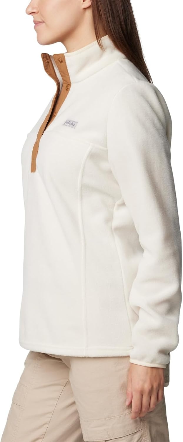 image:imageColumbia womens Benton Springs 12 Snap Pull Over IiChalkCamel Brown