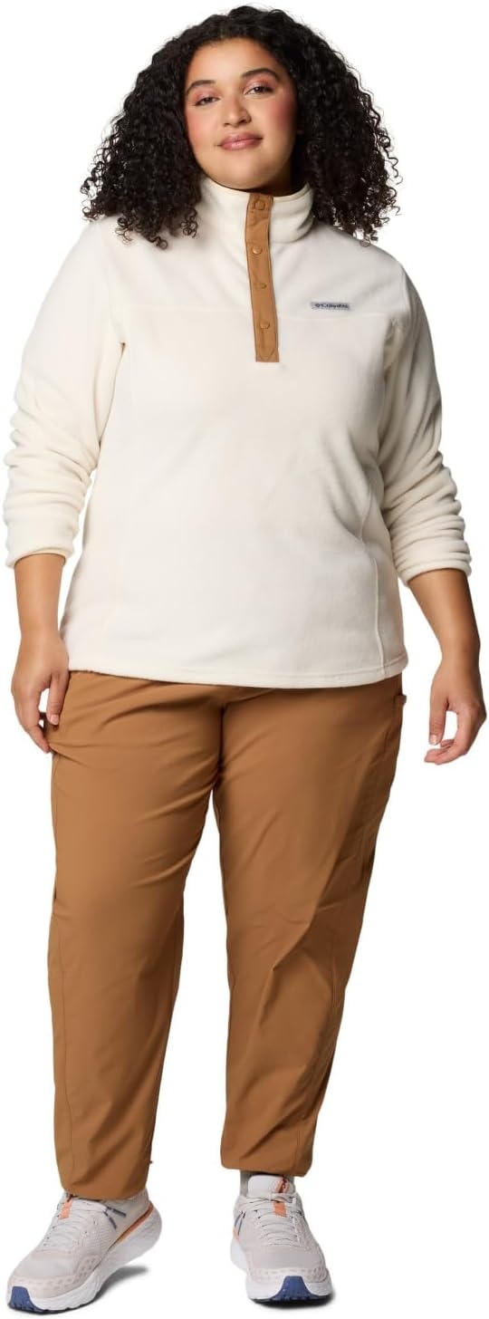 image:imageColumbia womens Benton Springs 12 Snap Pull Over IiChalkCamel Brown