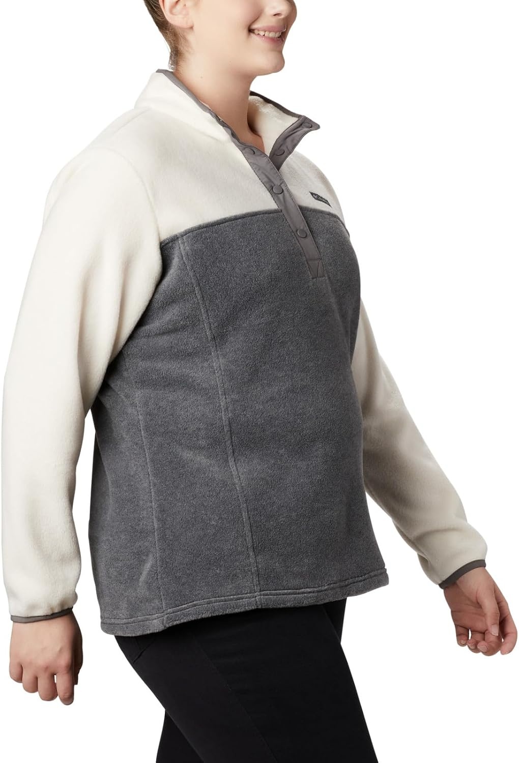 image:imageColumbia womens Benton Springs 12 Snap Pull Over IiCity Grey HeatherChalk