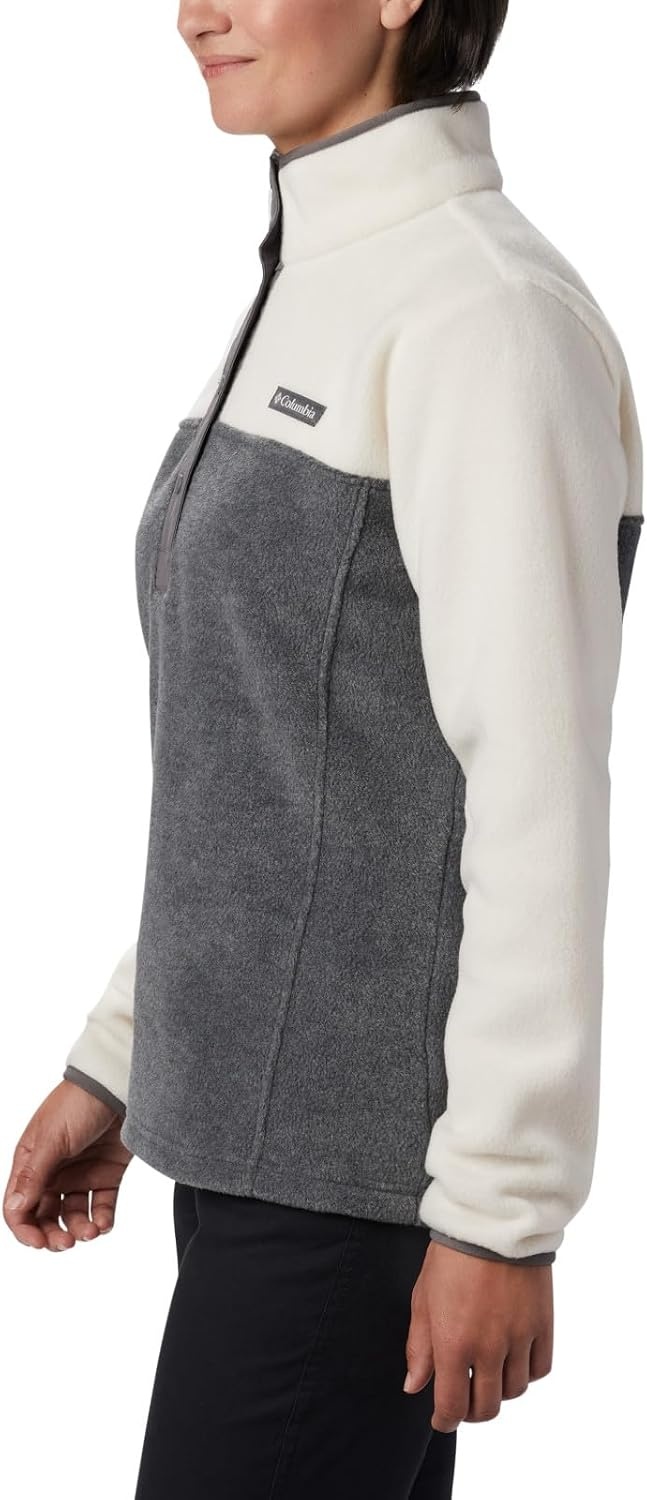 image:imageColumbia womens Benton Springs 12 Snap Pull Over IiCity Grey HeatherChalk