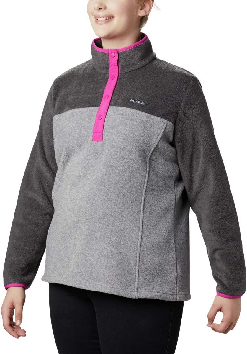 image:imageColumbia womens Benton Springs 12 Snap Pull Over IiLight Grey HeatherShark
