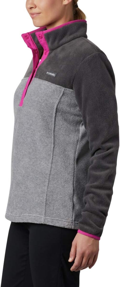 image:imageColumbia womens Benton Springs 12 Snap Pull Over IiLight Grey HeatherShark