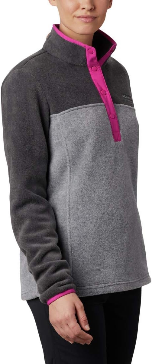 image:imageColumbia womens Benton Springs 12 Snap Pull Over IiLight Grey HeatherShark