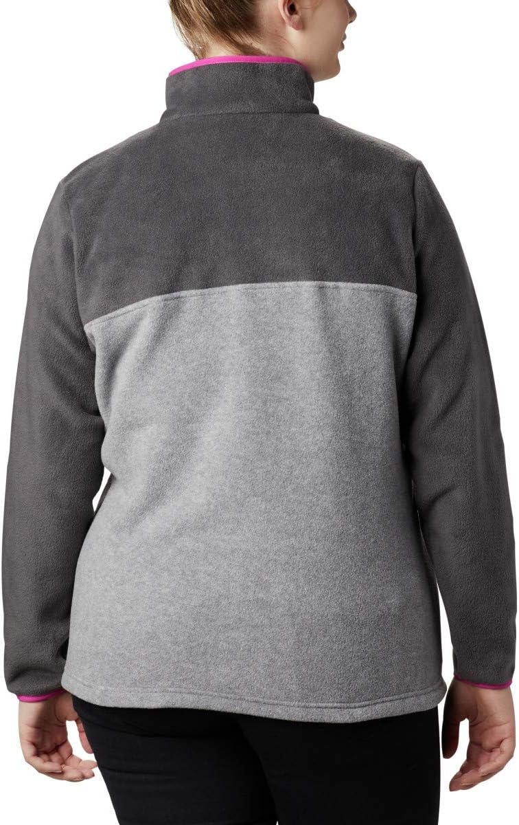 image:imageColumbia womens Benton Springs 12 Snap Pull Over IiLight Grey HeatherShark