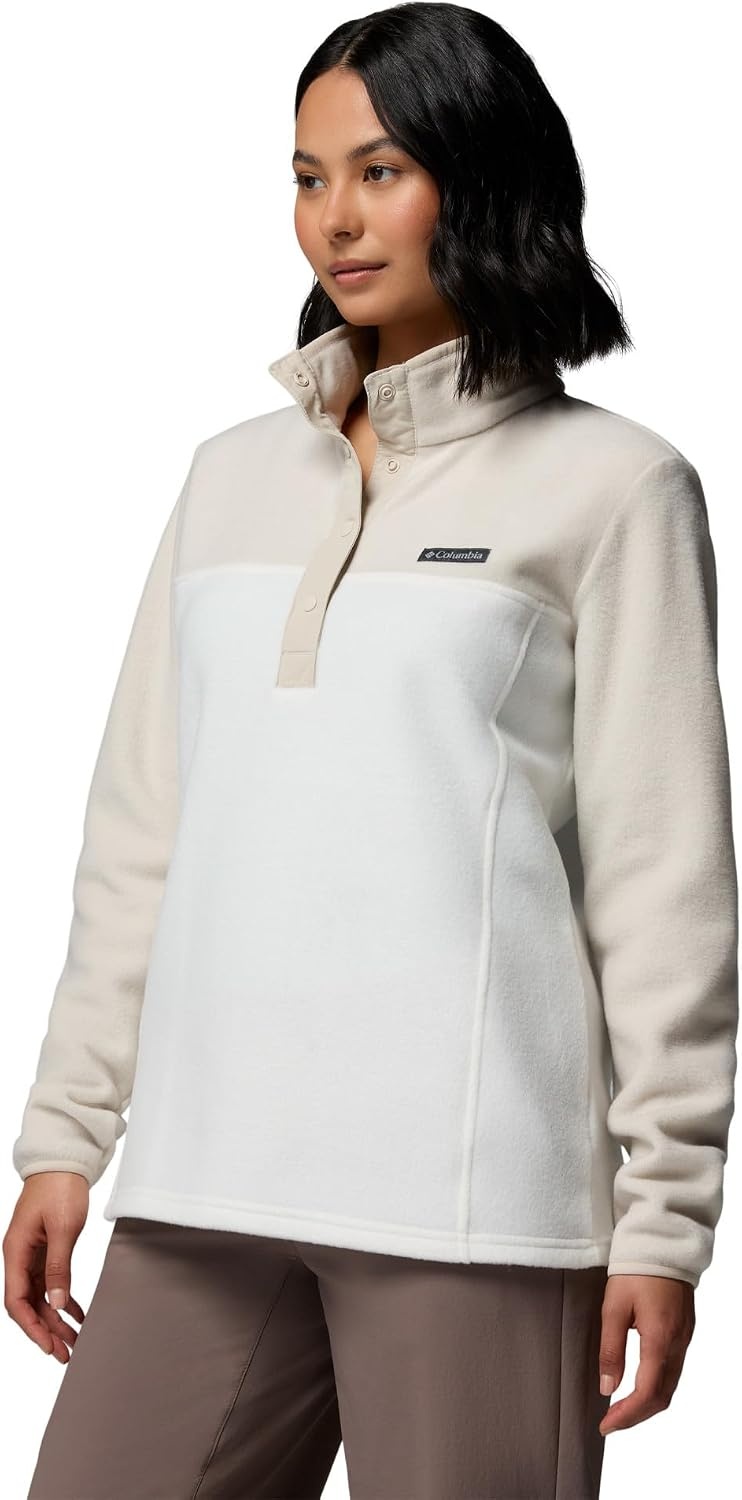 image:imageColumbia womens Benton Springs 12 Snap Pull Over IiSea SaltDark Stone