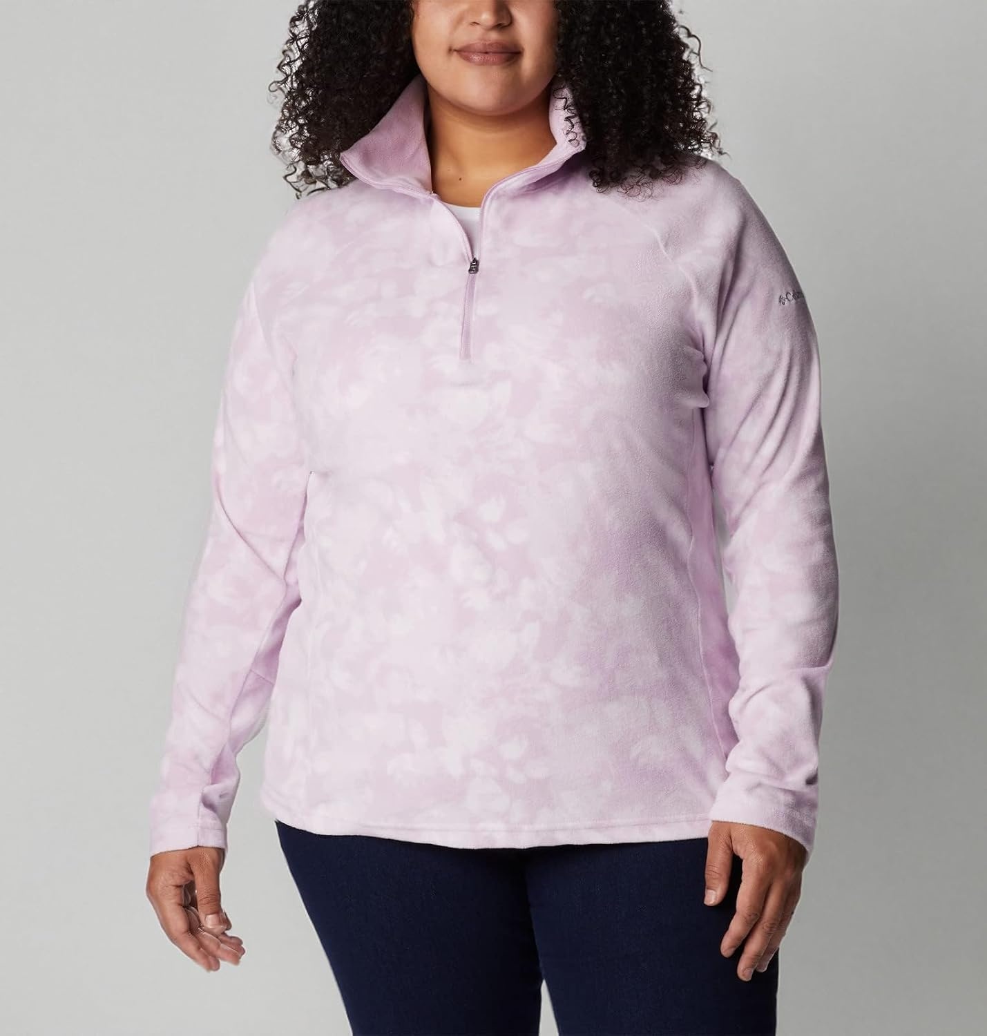 image:imageColumbia womens Glacial Iv Print Half ZipAura Solarized Print