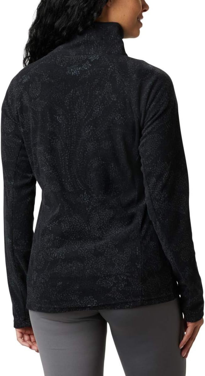image:imageColumbia womens Glacial Iv Print Half ZipBlack Dotty Floral