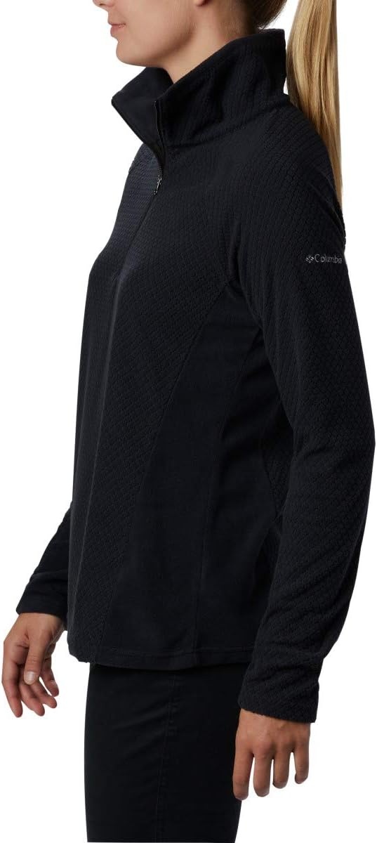image:imageColumbia womens Glacial Iv Print Half ZipBlack Quilt Pattern Black