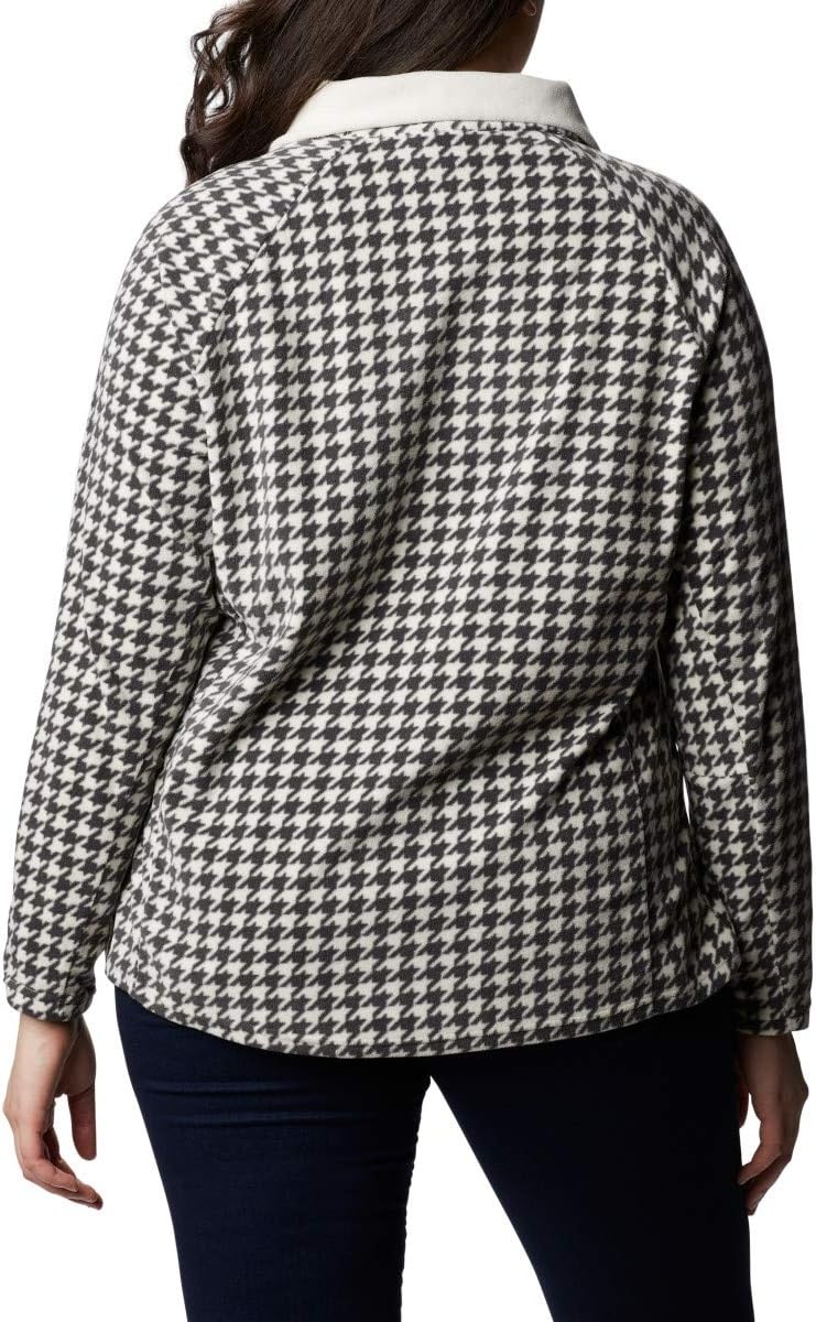 image:imageColumbia womens Glacial Iv Print Half ZipChalk Houndstooth