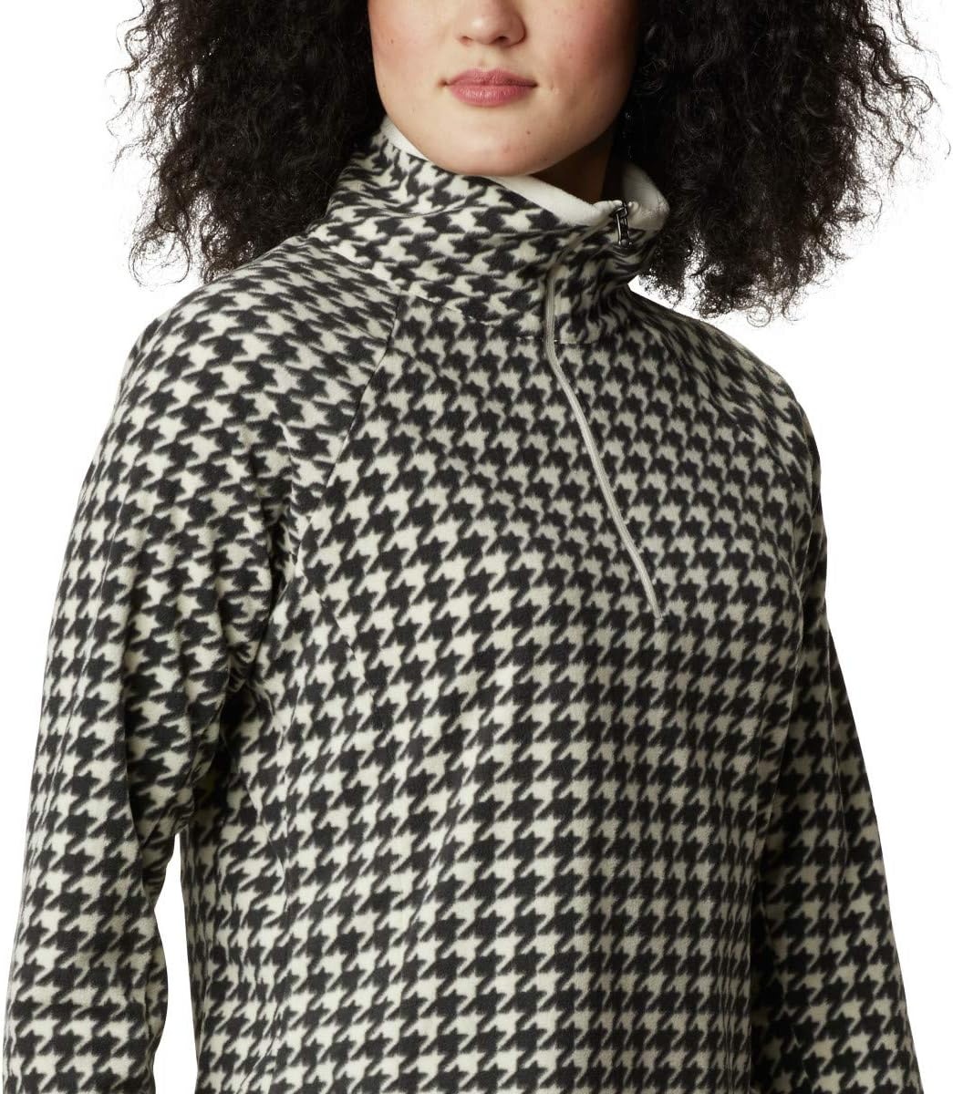 image:imageColumbia womens Glacial Iv Print Half ZipChalk Houndstooth