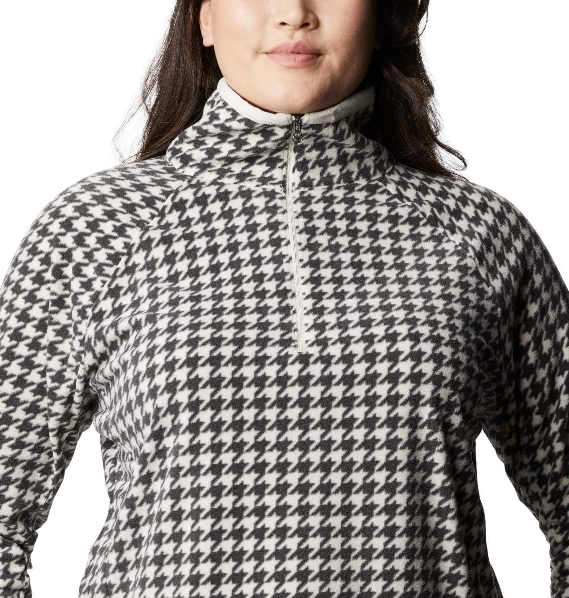 image:imageColumbia womens Glacial Iv Print Half ZipChalk Houndstooth