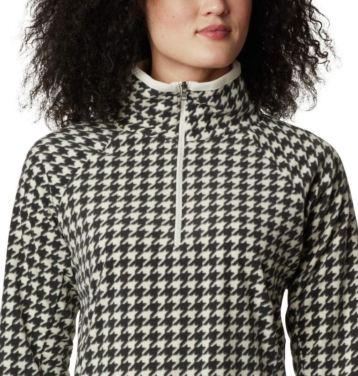 image:imageColumbia womens Glacial Iv Print Half ZipChalk Houndstooth
