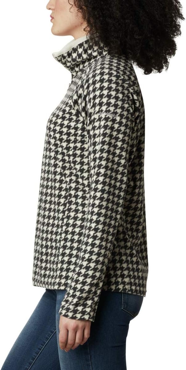 image:imageColumbia womens Glacial Iv Print Half ZipChalk Houndstooth