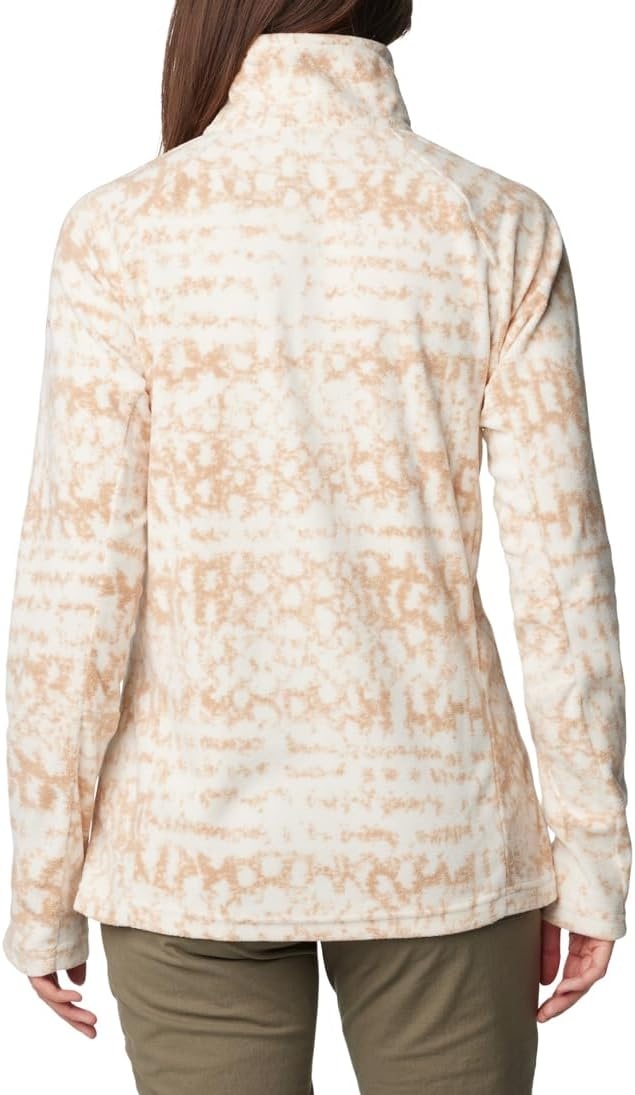 image:imageColumbia womens Glacial Iv Print Half ZipChalk Stippled Stripe