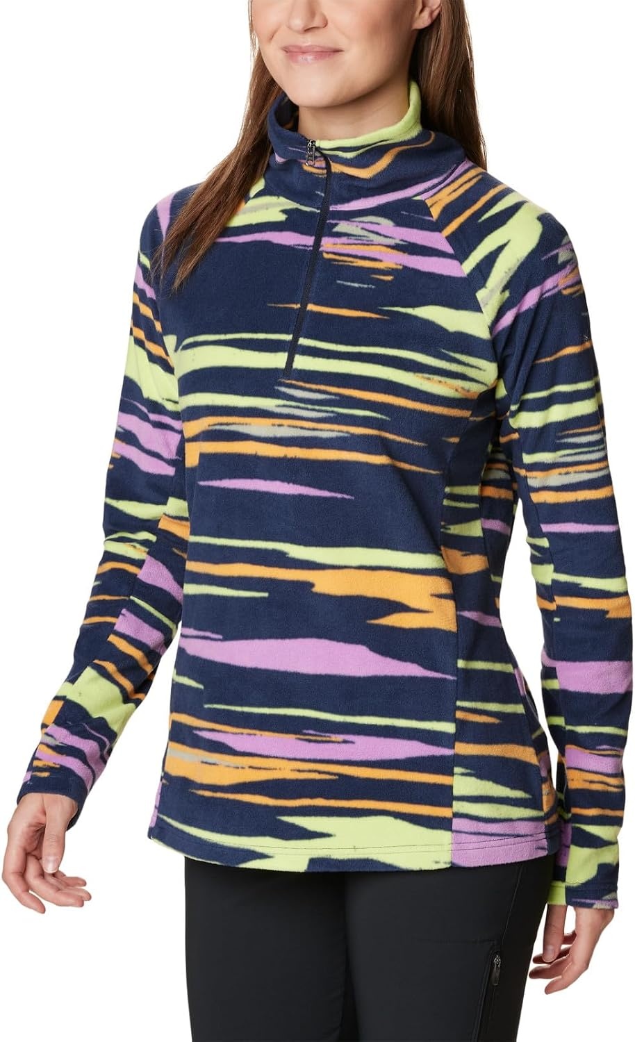 image:imageColumbia womens Glacial Iv Print Half ZipDark Nocturnal Skyscape