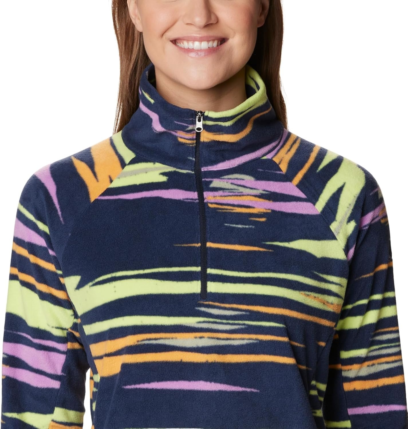image:imageColumbia womens Glacial Iv Print Half ZipDark Nocturnal Skyscape