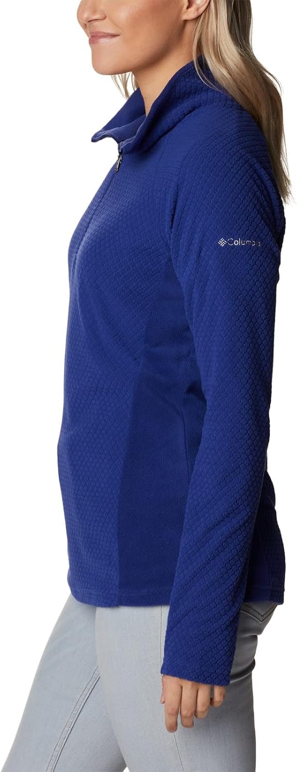 image:imageColumbia womens Glacial Iv Print Half ZipDark Sapphire Quilt Pattern