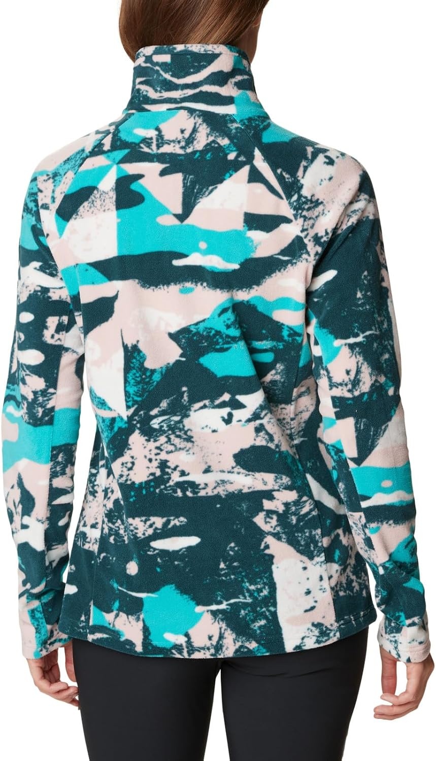 image:imageColumbia womens Glacial Iv Print Half ZipDusty Pink Geoglacial