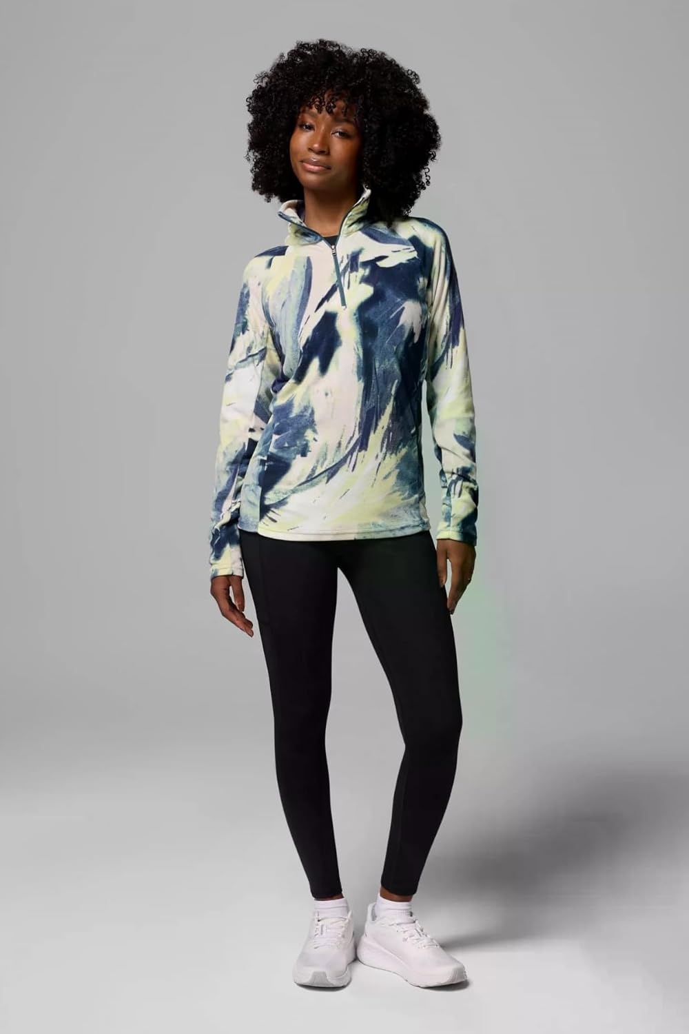 image:imageColumbia womens Glacial Iv Print Half ZipEverblue Snowflight