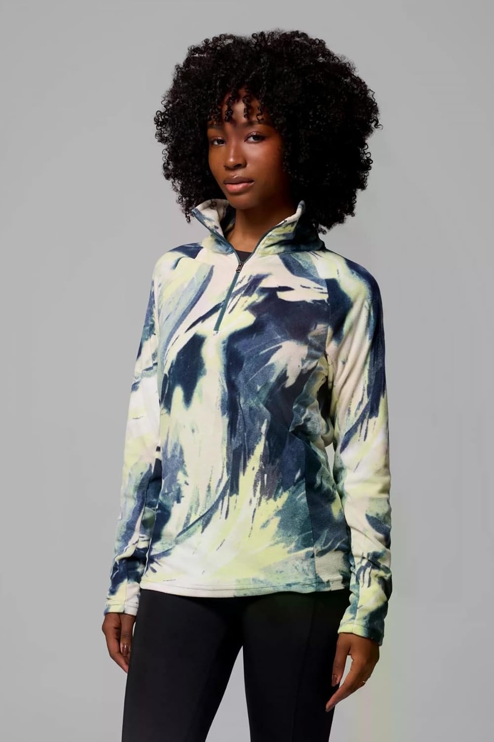 image:imageColumbia womens Glacial Iv Print Half ZipEverblue Snowflight