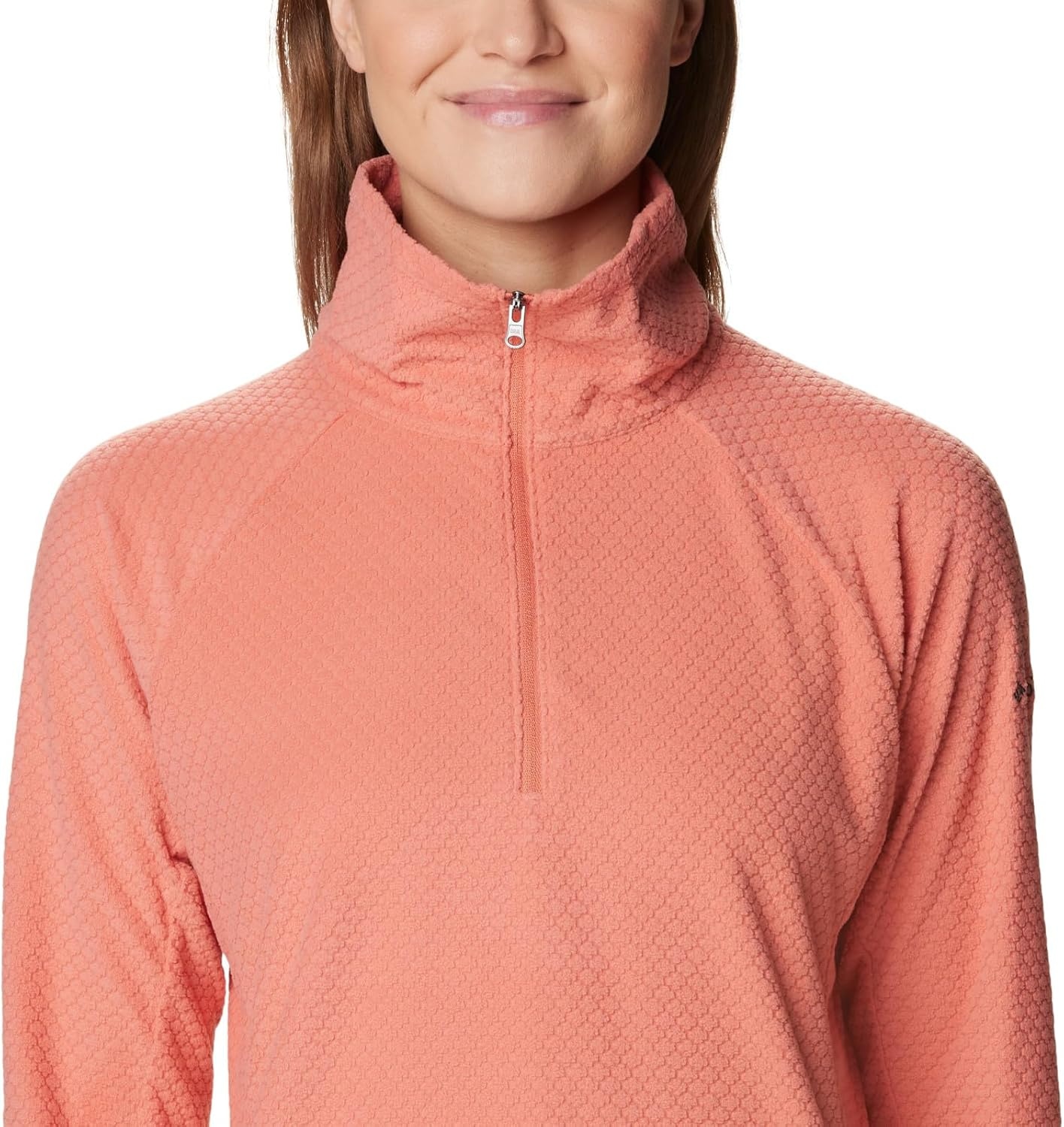 image:imageColumbia womens Glacial Iv Print Half ZipFaded Peach Quilt Pattern