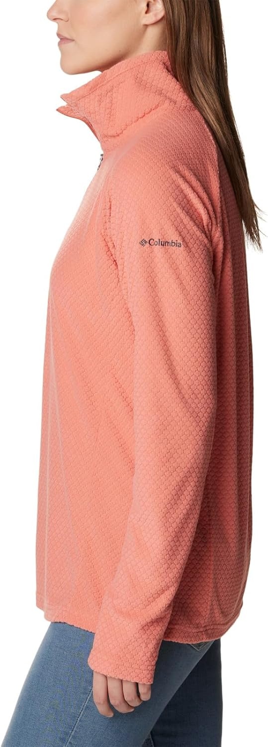 image:imageColumbia womens Glacial Iv Print Half ZipFaded Peach Quilt Pattern