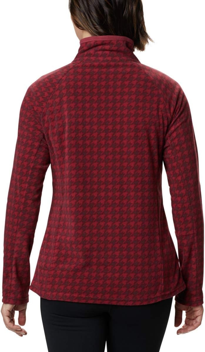 image:imageColumbia womens Glacial Iv Print Half ZipMarsala Red Houndstooth