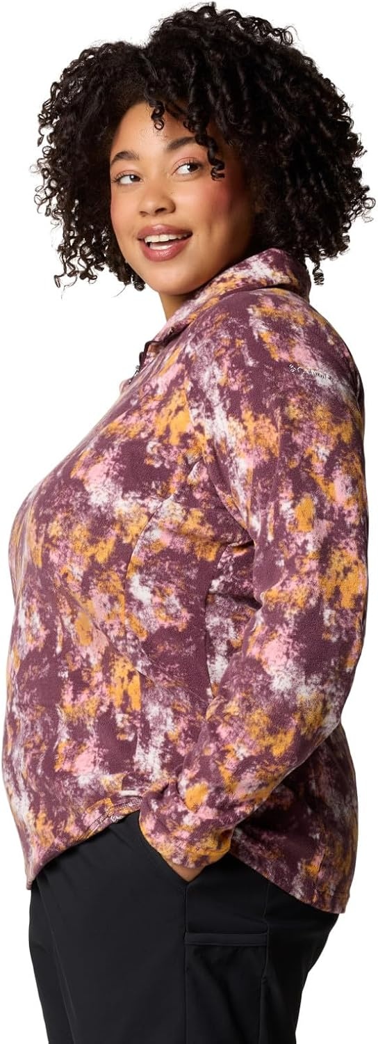 image:imageColumbia womens Glacial Iv Print Half ZipMoonvista Timberwild