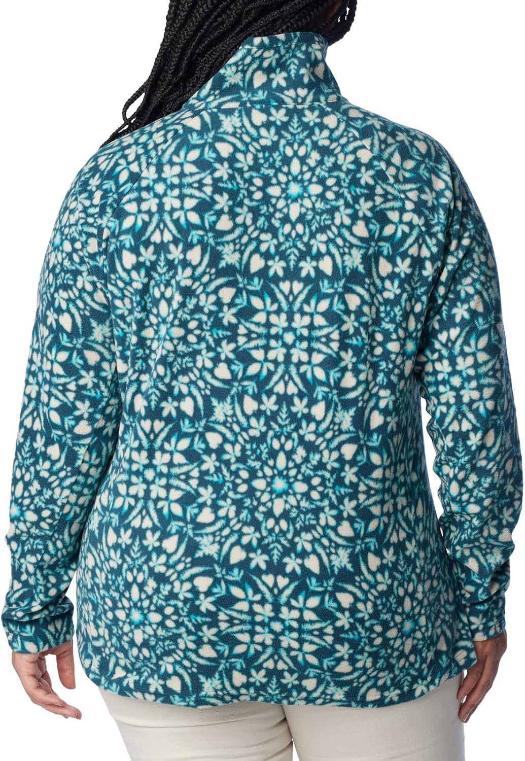 image:imageColumbia womens Glacial Iv Print Half ZipNight Wave Polarize