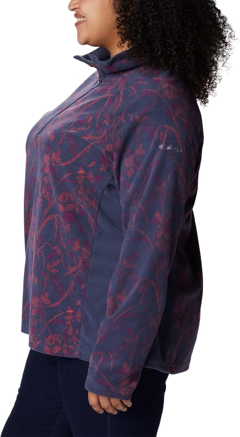 image:imageColumbia womens Glacial Iv Print Half ZipNocturnal Herringtones Print