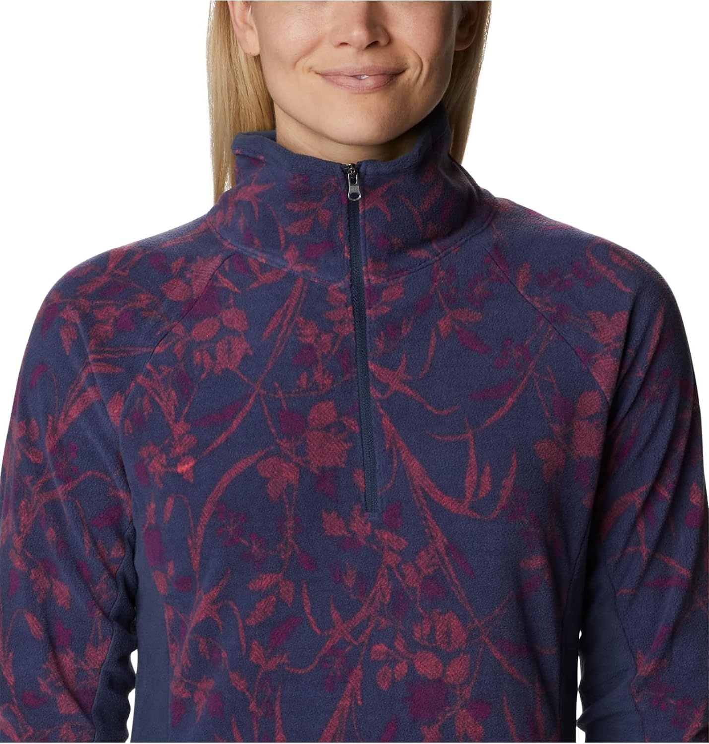 image:imageColumbia womens Glacial Iv Print Half ZipNocturnal Herringtones Print