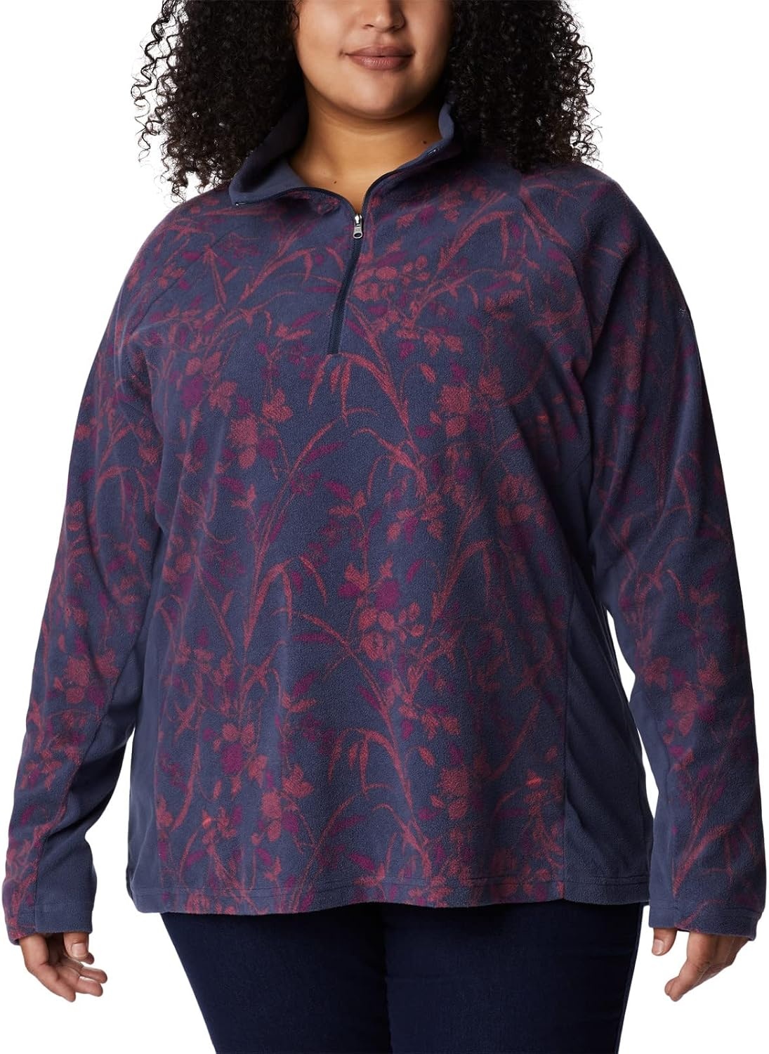 image:imageColumbia womens Glacial Iv Print Half ZipNocturnal Herringtones Print