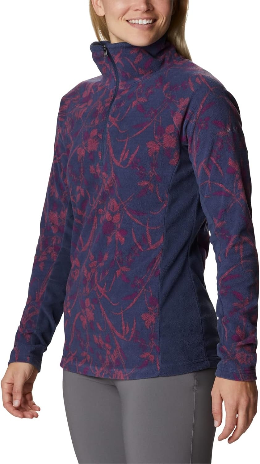 image:imageColumbia womens Glacial Iv Print Half ZipNocturnal Herringtones Print