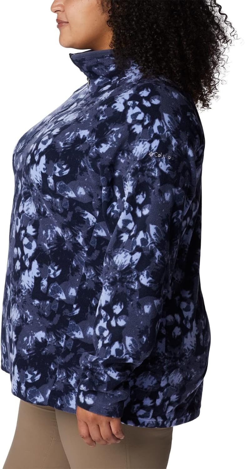 image:imageColumbia womens Glacial Iv Print Half ZipNocturnal Solarized Print