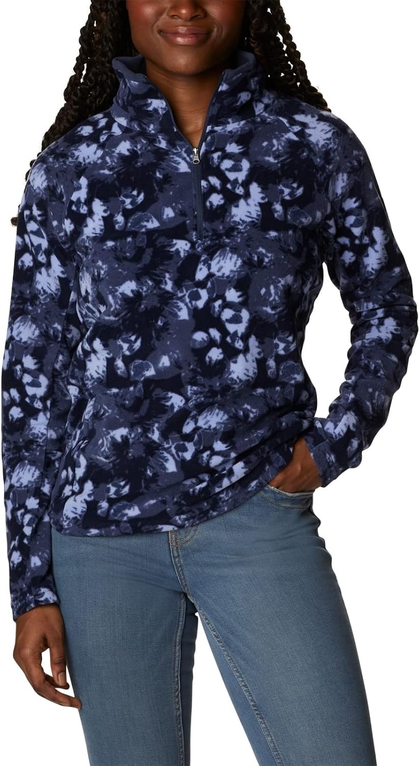 image:imageColumbia womens Glacial Iv Print Half ZipNocturnal Solarized Print