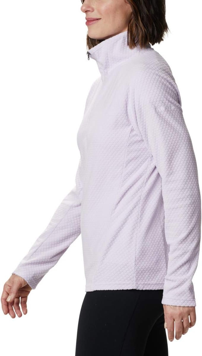 image:imageColumbia womens Glacial Iv Print Half ZipPale Lilac Quilt Pattern